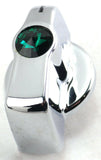 A/C heater knob green jewel for 2004 & older Freightliner Century Coronado Colum