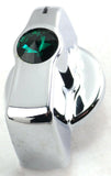 A/C heater knob green jewel for 2004 & older Freightliner Century Coronado Colum