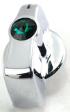 A/C heater knob green jewel for 2004 & older Freightliner Century Coronado Colum
