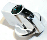 A/C heater knob green jewel for 2004 & older Freightliner Century Coronado Colum