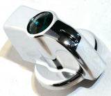 A/C heater knob green jewel for 2004 & older Freightliner Century Coronado Colum