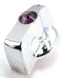 A/C heater knob purple jewel for 2004 & older Freightliner Century Coronado