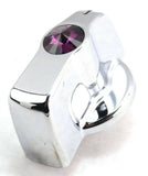 A/C heater knob purple jewel for 2004 & older Freightliner Century Coronado
