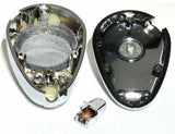 CB Microphone Replacement Cover For Road King 56 Chrome Clear Jewel UP41205
