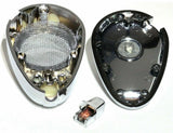 CB Microphone Replacement Cover For Road King 56 Chrome Clear Jewel UP41205