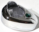 CB microphone mic cover green jewel visor Road King 56 for Peterbilt Freightline