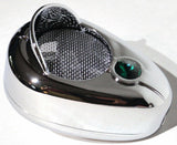 CB microphone mic cover green jewel visor Road King 56 for Peterbilt Freightline