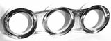 2-3/16" Gauge Cover Trio Horizontal for Peterbilt 2006-20 UP#41295 Each