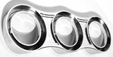 2-3/16" Gauge Cover Trio Horizontal for Peterbilt 2006-20 UP#41295 Each