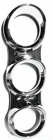 Gauge Cover Trio for 2006-2018 Peterbilt 379/389/386 Vertical Plastic UP#41296