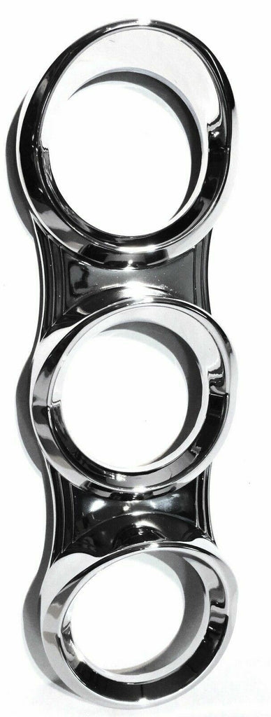 Gauge Cover Trio for 2006-2018 Peterbilt 379/389/386 Vertical Plastic UP#41296