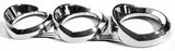 Gauge Cover Trio for 2006-2018 Peterbilt 379/389/386 Vertical Plastic UP#41296