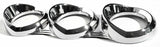 Gauge Cover Trio for 2006-2018 Peterbilt 379/389/386 Vertical Plastic UP#41296