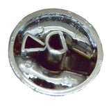 knob A/C heater control amber indicator indented chrome plastic HVAC Kenworth