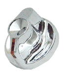 knob A/C heater control amber indicator indented chrome plastic HVAC Kenworth
