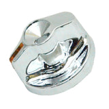 knob A/C heater control amber indicator indented chrome plastic HVAC Kenworth