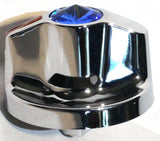 A/C Heater Knob Blue Jewel Amber Indicator Fits Kenworth 2002-05 Plastc UP41316