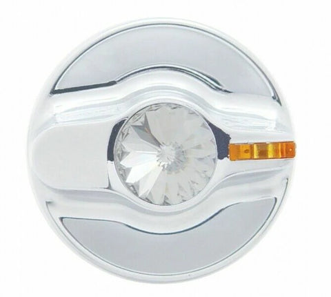 UP A/C Heater Knob HVAC for Kenworth 2002-2005 Clear Jewel Plastic #41317 Each