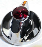 A/C Heater Knob for Kenworth 2002-2005 Amber Indicator Red Jewel UP#41320 Each