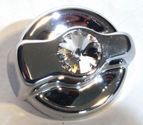 A/C Heater Control Knob for Peterbilt 1995-2005 Clear Jewel Plastic UP#41324