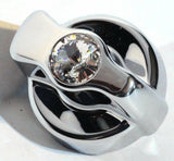 A/C Heater Control Knob for Peterbilt 1995-2005 Clear Jewel Plastic UP#41324