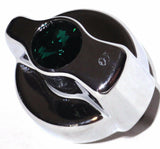 A/C Heater Control Knob for Peterbilt 1995-2005 Plastic Green Jewel UP#41325 Ea