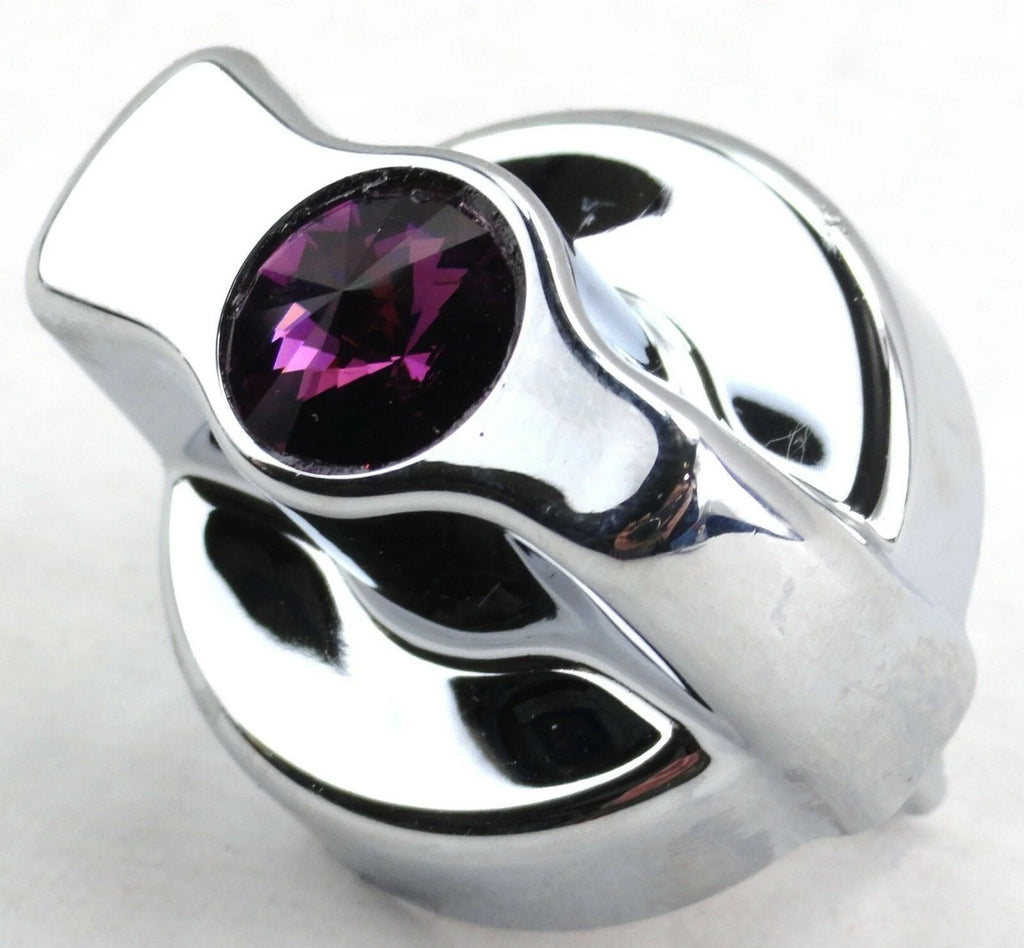 A/C Heater Control Knob for Peterbilt 1995-2005 Purple Jewel Plastic UP#41326