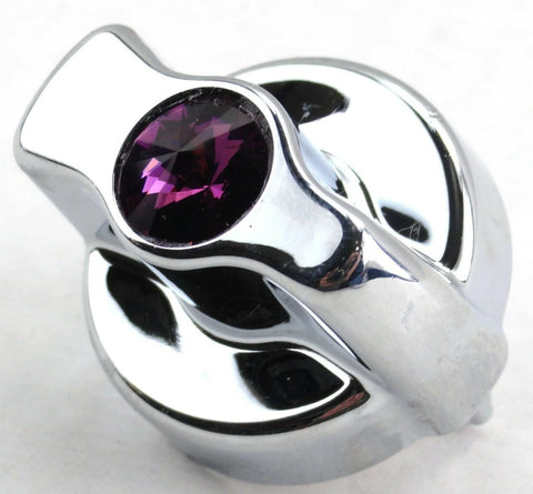 A/C Heater Control Knob for Peterbilt 1995-2005 Purple Jewel Plastic UP#41326