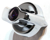 A/C Heater Control Knob for Peterbilt 1995-2005 Purple Jewel Plastic UP#41326