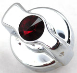 A/C Heater Control Knob  for Peterbilt 1995-2005 Red Jewel Plastic UP#41327