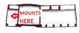 Dash Panel Trim for Kenworth Various Model Left Side with Visor Plastic UP#41359