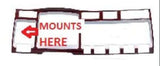 Dash Panel Trim for Kenworth Various Model Left Side with Visor Plastic UP#41359