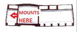 Dash Panel Trim for Kenworth Various Model Left Side with Visor Plastic UP#41359