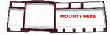 Drivers Right Dash Gauge Trim for Various Models Years Kenworth Plastic UP#41363