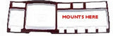 Drivers Right Dash Gauge Trim for Various Models Years Kenworth Plastic UP#41363