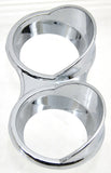 Gauge Cover Small Dual for Kenworth 2006+ Regular Depth Tape Mnt Visor UP#41434