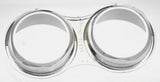 Gauge Cover Small Dual for Kenworth 2006+ Regular Depth Tape Mnt Visor UP#41434