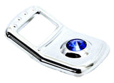 Rocker Switch Face Trim for Peterbilt Blue Jewel Chrome Plastic UP#41703-3 Pack