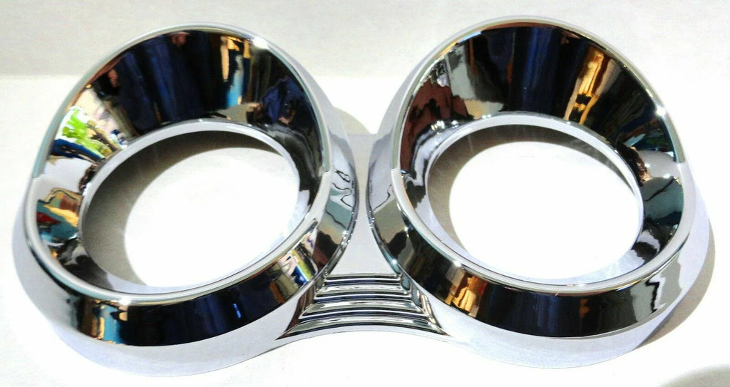 Peterbilt 2005 & Older 2 Gauge Horizontal Cover Bezel Visor Plastic UP#41719