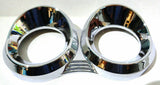 Peterbilt 2005 & Older 2 Gauge Horizontal Cover Bezel Visor Plastic UP#41719