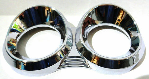 Peterbilt 2005 & Older 2 Gauge Horizontal Cover Bezel Visor Plastic UP#41719