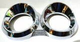Peterbilt 2005 & Older 2 Gauge Horizontal Cover Bezel Visor Plastic UP#41719