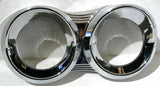 Peterbilt 2005 & Older 2 Gauge Horizontal Cover Bezel Visor Plastic UP#41719