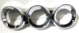 Gauge Horizontal Cluster Bezel (3) Visor for Peterbilt Pre 2006 Plastic UP#41720