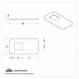 Peterbilt Gear Shift Plate Cover 386 388 389 567 579 OEM S22-6041M01-268 UP41753