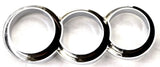 Trio Gauge Cover for 579 Peterbilt 2010-16 Left Vertical Chrome Plastic UP#41754