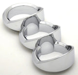 Trio Gauge Cover for 579 Peterbilt 2010-16 Left Vertical Chrome Plastic UP#41754