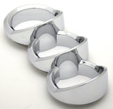 Trio Gauge Cover for 579 Peterbilt 2010-16 Left Vertical Chrome Plastic UP#41754