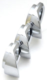 Trio Gauge Cover for 579 Peterbilt 2010-16 Left Vertical Chrome Plastic UP#41754