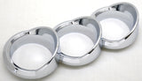 Trio Gauge Cover for 579 Peterbilt 2010-16 Right Vertical Chrome UP#41755